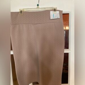 LuLaRoe Cassie Skirt in Taupe neutral.